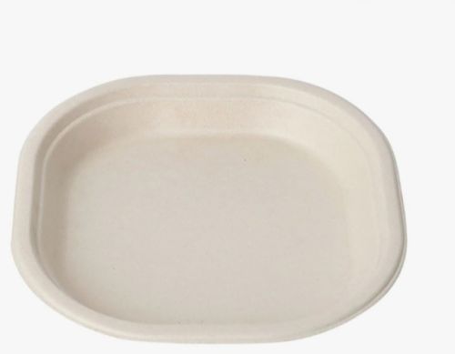 Fancy Paper Plates, Color : White 9 Inches