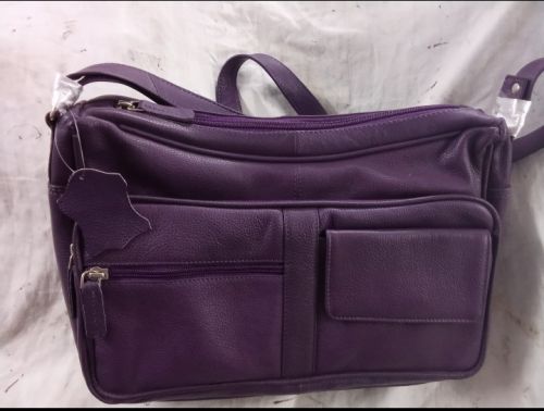 Plain Leather Ladies Bags Medum