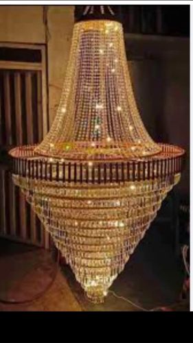 Non Polished Plain LED Glass Chandelier Antique, Modern