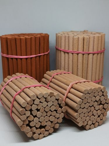 Wood Powder Raw Dhoop Sticks (T1), Color : White, Brown