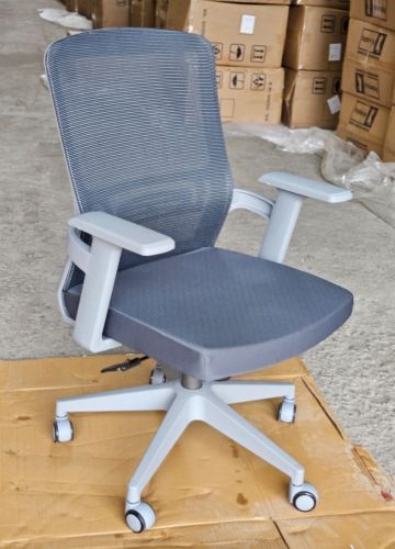 Metal Visitor Chair, Color : Grey, Black, White, Grey, Blue