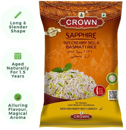 Creamy White Long Grain Basmati Rice, Packaging Size : 5Kg, 10Kg