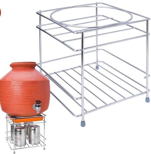 Polished Stainless Steel Pot Stand Modular