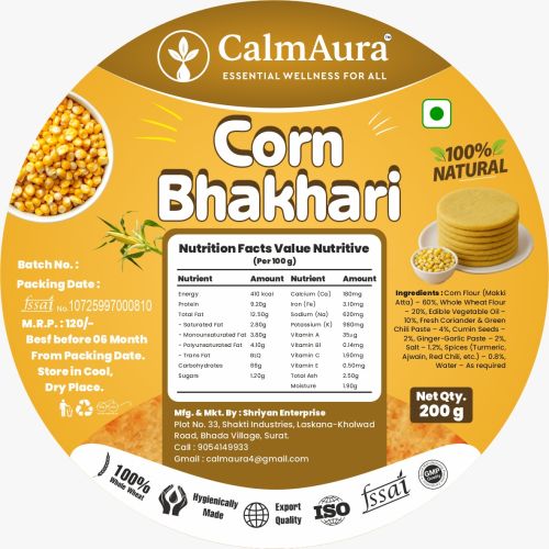 Corn Bhakhari – Crispy Makki Atta Snack