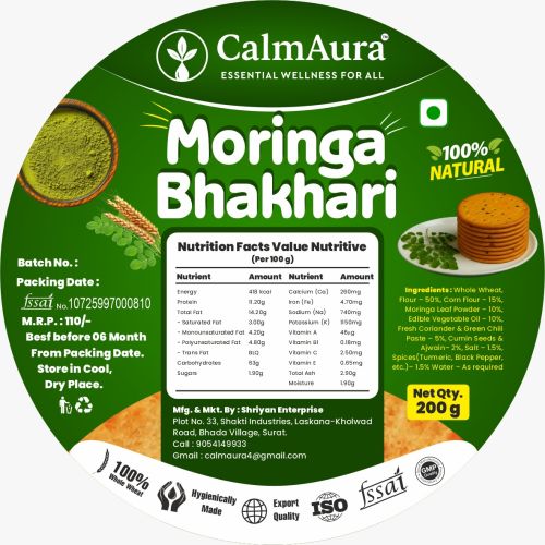 Moringa Bhakhari – 100 % Natural Multigrain Snack