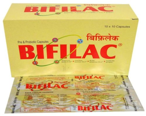 Bifilac Pre Probiotic Capsules, Packaging Type : Box