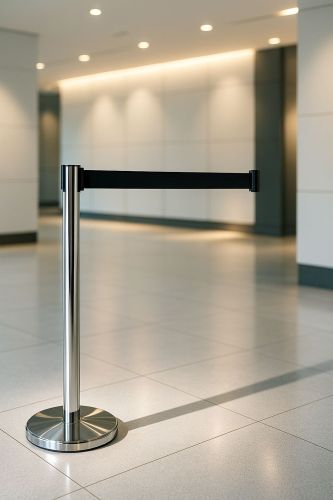 Stainless Steel Queue Manager, Brand Name : Om Wire for Crowd Control