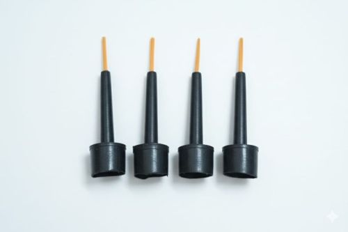 Plastic Eyeliner Brush Modern, Length : 0-5inch for Make Over