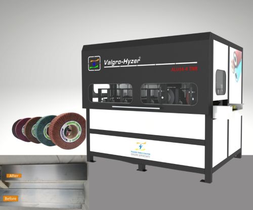 Electric Valgro Aluminium Profile Brushing Machine