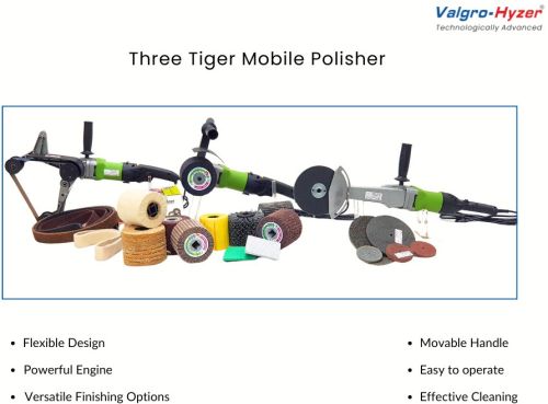 Valgro Three Tiger Mobile Polisher Kit, Power : 800W