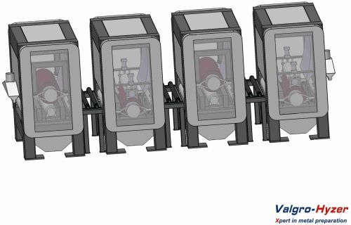 Valgro Wet Brushing Hot Tempered Strip Machine