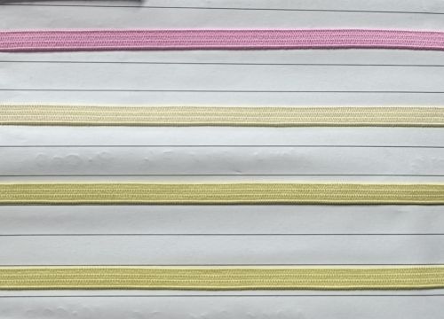 Flat Stretch Textile Elastic, Color : Pink, Light Yellow