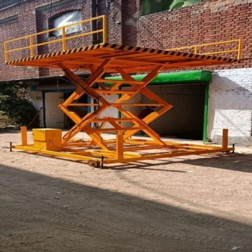 Mild Steel Loading Unloading Hydraulic Scissor Lift