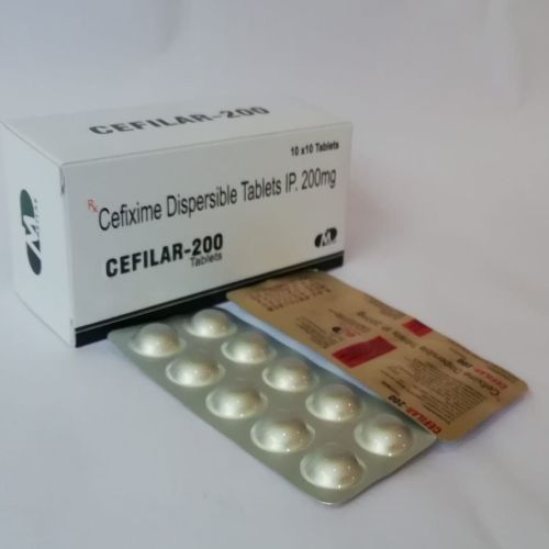 Cefixime 200 Mg Dispersible Tablets, Brand Name : Cefilar