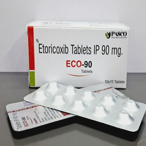 Etoricoxib 90 Mg Tablets, Brand Name : Eco, Packaging Type : Alu Alu