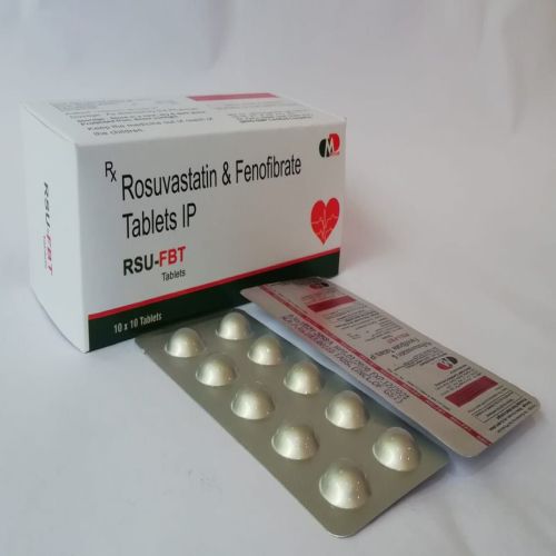 RSU-FBT Rosuvastatin And Fenofibrate Tablets