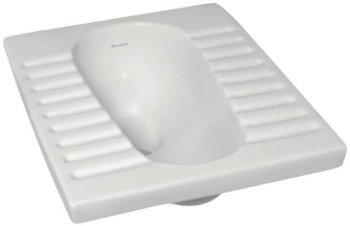 Rimfree Squatting Pan 500 Mm, Color : White