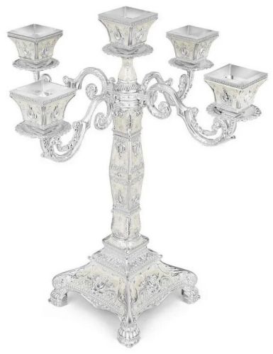 5 in 1 Candle Stand, Color : White