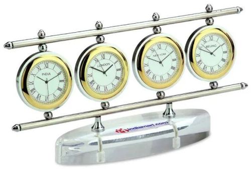 World Time Desk Clock, Packaging Type : Box