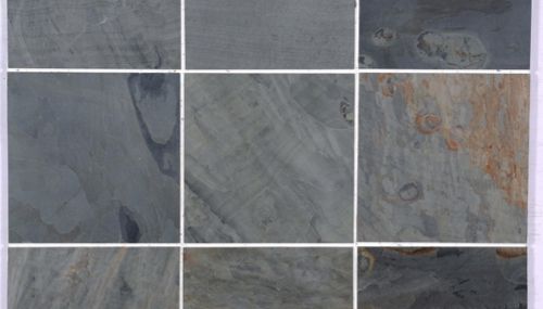 Natural Cleft Multi Color Slate, Shape : Irregular