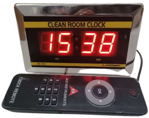 Ace AI-CL1 Clean Room Clock for Pharma, Hospital, Airports
