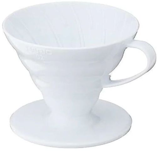 Hario V60 Plastic Coffee Dripper, Color : White