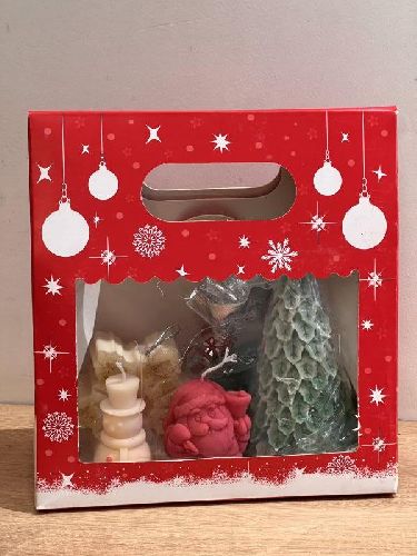Paper Box Christmas Hamper, Color : Green, Technics : Hand Made