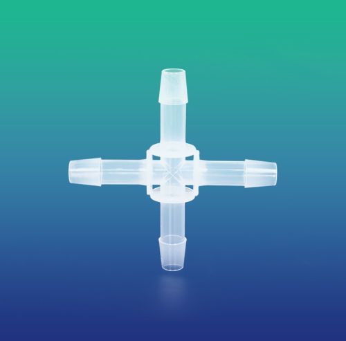 Clean Room Molded PP Cross Connector