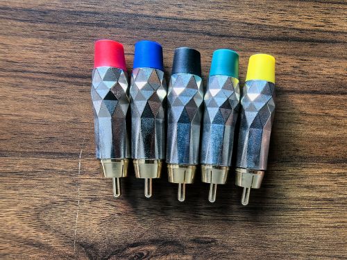 Rca Connector, Color : Yellow, Blue, Red