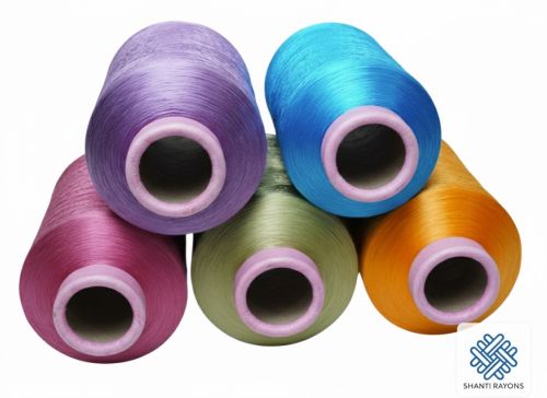 Polyester Lichi Dyed Yarn for Weaving Knitting Cords, Etc