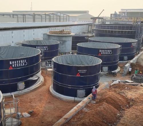 Glass High-Tensile Mild Steel Gfs Liner Tank