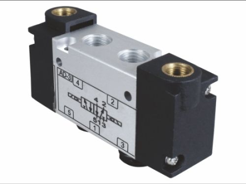 Aluminium Anodized 5/2 Way Double Pilot Valve