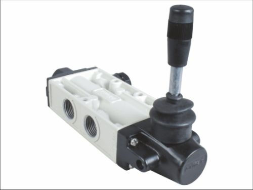 5/3 Way 3 Position Hand Lever Valve Spring Center