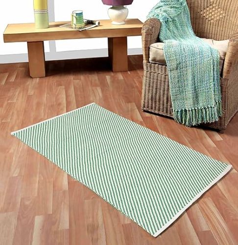 Smooth Handmade Cotton Carpets 70x140cm, Brand Name : Rugs In Style