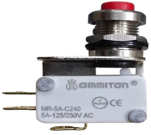 Polished Brass Finger Push Micro Switch, Brand Name : Ommiton