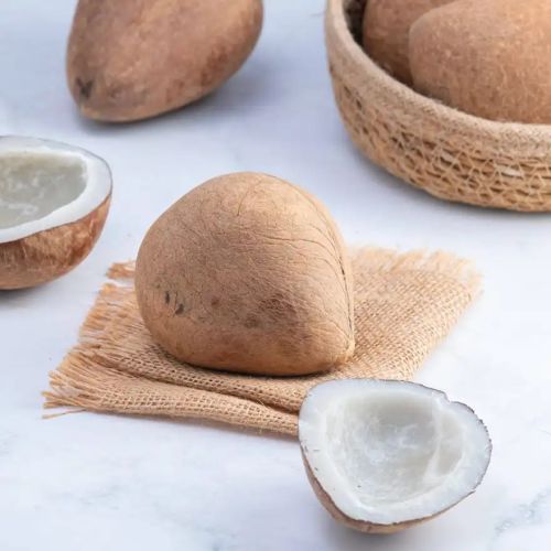 Dry Coconut, Taste : Mildly Sweet, Nutty Flavor
