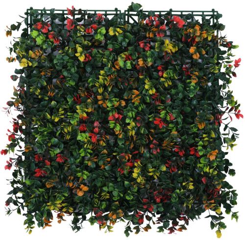 Multicolor Shade Artificial Vertical Green Garden Wall Tile