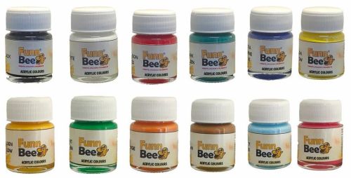 Fun Bee 10ml Acrylic Colour Set