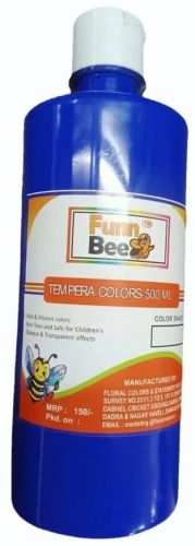Funn Bee 500ml Blue Tempera Colors Bottle