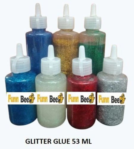 Glitter-infused Adhesive Funn Bee 53ml Glitter Glue Set
