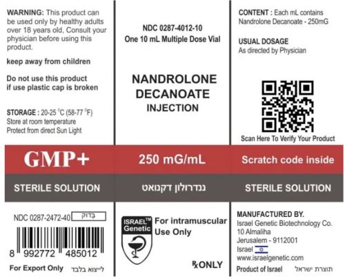 Liquid Oil Base Duradexx Nandrolone Decanoate 250mg Injections