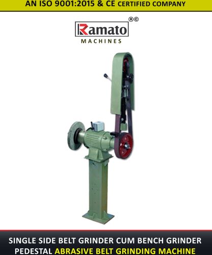 Casting Ramato 502000 Mm Belt Bench Grinder, Color : Green