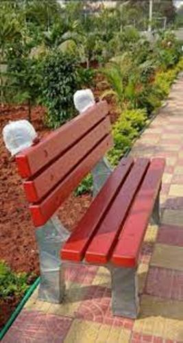 Concrete RCC Garden Bench, Color : Red, Seating Capacity : 3 Seater