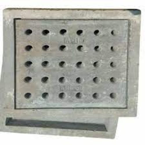 Square RCC Drain Cover, Color : White 300 X 300 Mm for Construction