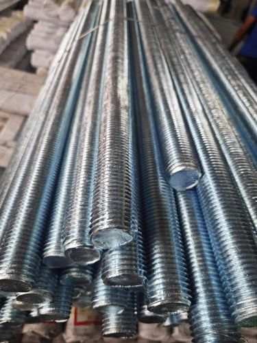 GI Thread Rods, Color : Black, Grey for Industrial