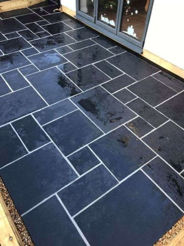 Polished Kadappa Black Stone, Thickness : 10-20mm