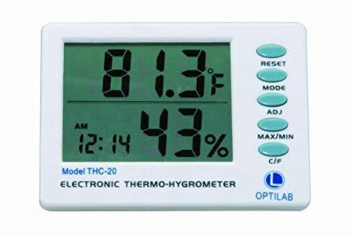 Digital Thermo Hygrometer With Clock