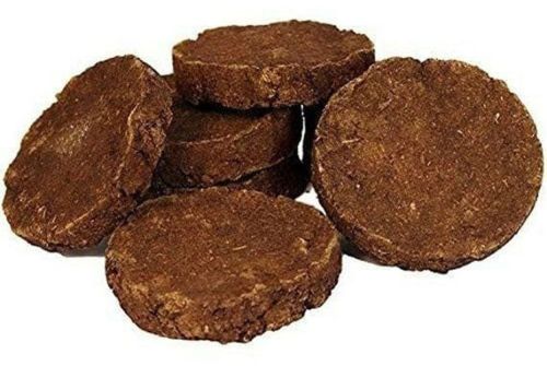 Desi Cow Dung Cake, Color : Brown