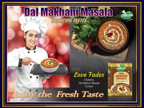 Dal Makhani Masala Box, Brand Name : Chakshu, Form : Powder