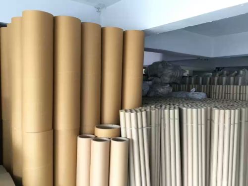 Plain Kraft Paper Core Tube, Color : Brown